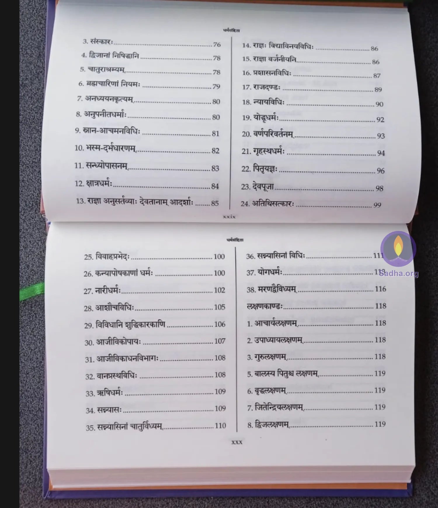 Dharmasamhita Sanskrit Moola Book