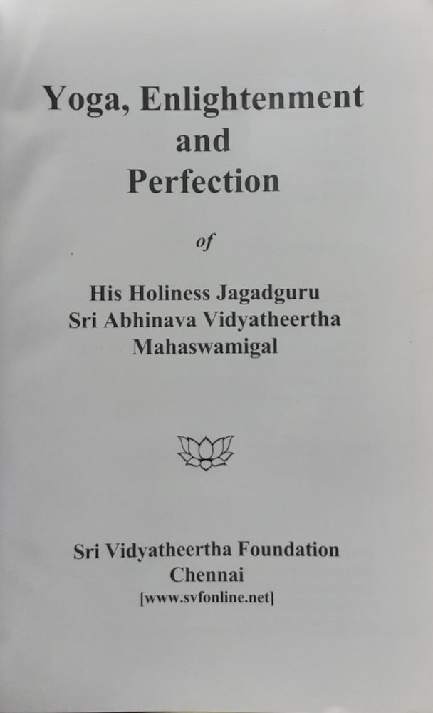 Yoga Enlightenment and Perfection