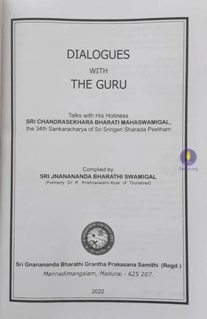 Dialogues With The Guru Book