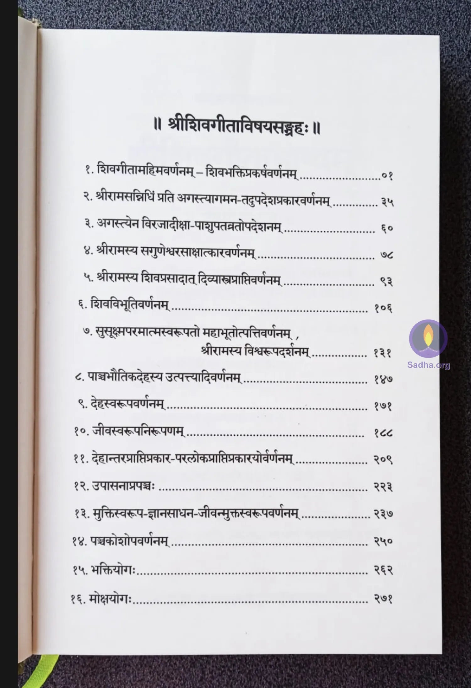 Shri Shiva Gita Bhashyam Book