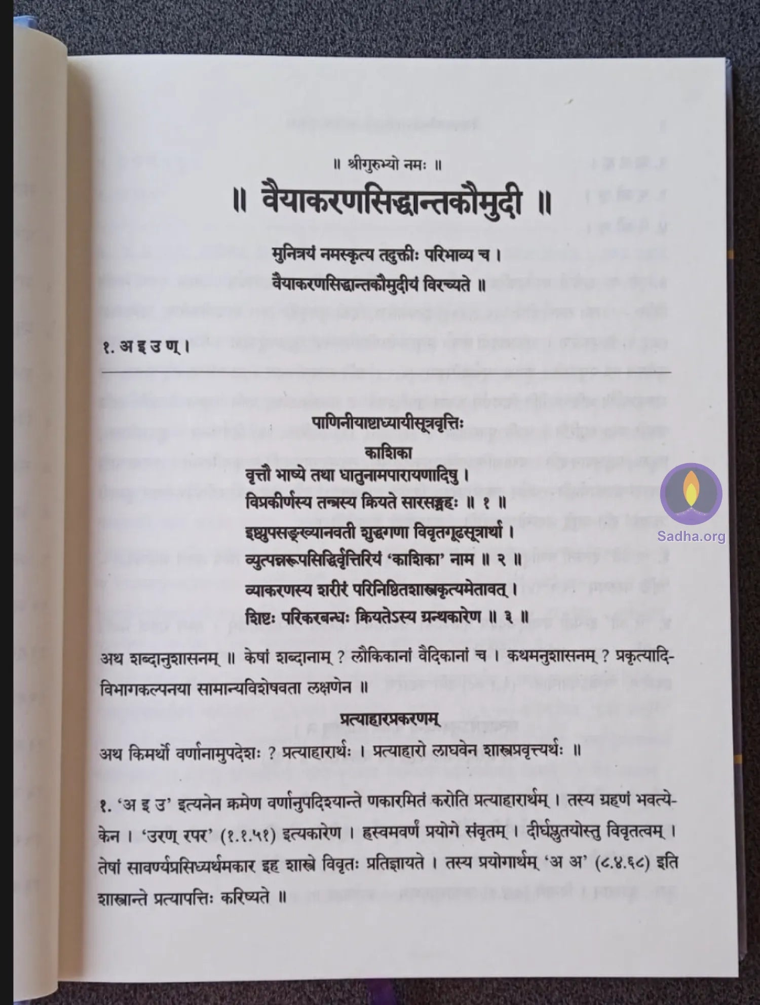 Vaiyakarana Siddhanta Kaumudi With Kashikavritti - Part1 Book